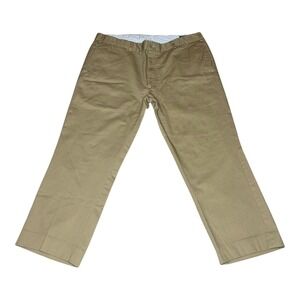 Jack Donnelly‎ Mens Khaki Chinos Straight Leg Cotton Pants Made USA Size W40 L28